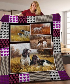 Personalized Beagles Quilt Blanket Bedding Set for Home Decoration and Family Gifts