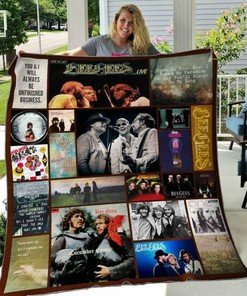 Personalized Bee Gees Quilt Bedding Set - Great for Bedroom Decor and Family Gifts