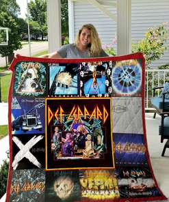 Personalized Best Of Def Leppard Quilt Bedding Set Blanket for Home and Picnic, Great for Bedroom Decor and Family Gifts