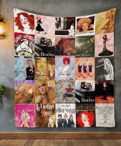 Personalized Bette Midler Album Covers Quilt Bedding Set - Gifts for Family