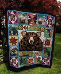 Personalized Big Head Bear Bedding Set Gifts for Fans