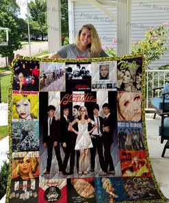 Personalized Blondie Albums Cover Poster Quilt Bedding Set for Home Decoration, Suitable for Picnic and Family Gifts