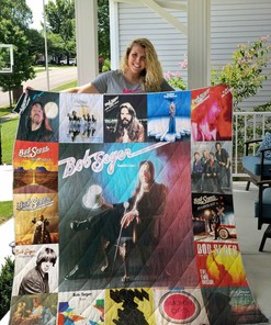 Personalized Bob Seger Quilt Bedding Set for Fans Bedroom Decor, Great for Bedroom Decor and Family Gifts