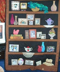 Personalized Bookshelf Quilt Bedding Set - Great for Bedroom Decor and Family Gifts