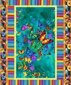Personalized Butterfly Quilt Bedding Set, Great for Bedroom Decor and Family Gifts