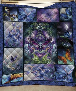 Personalized Butterfly Quilt Bedding Set, Ideal for Home Decoration and Family Gifts