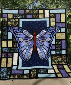 Personalized Butterfly Quilt Bedding Set for Home Decoration, Great for Bedroom Decoration and Family Gifts