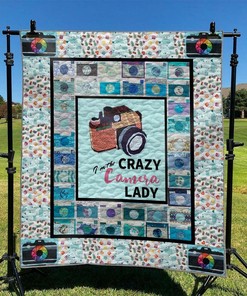 Personalized Camera Quilt Bedding Set Blanket - Perfect for Bedroom Decor and Family Gifts