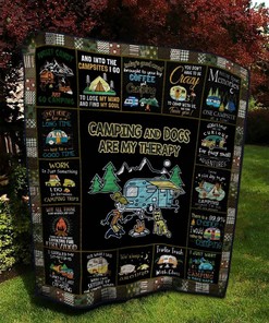 Personalized Camping Quilt Blanket Bedding Set for Home Decoration and Picnic, Gifts for Family
