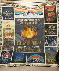 Personalized Camping Quilt Blanket Bedding Set with Customizable Text for Home Decor and Picnic, Gifts for Family