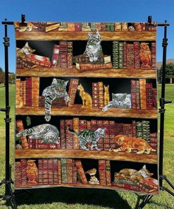 Personalized Cat Quilt Bedding Set with Cute Kitties, Suitable for Home Decoration and Family Gifts