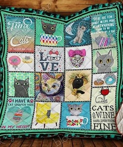 Personalized Cat Quilt Bedding Set with Paw Prints, Suitable for Home Decoration and Family Gifts