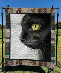 Personalized Cat Quilt Blanket Bedding Set with Colorful Cats, Great for Bedroom Decoration and Family Gifts