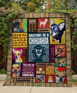 Personalized Chihuahua Bedding Set, Great for Bedroom Decoration and Family Gifts