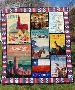 Personalized Chile 1 Blanket Quilt Bedding Set for Home Decoration and Gifts for Family