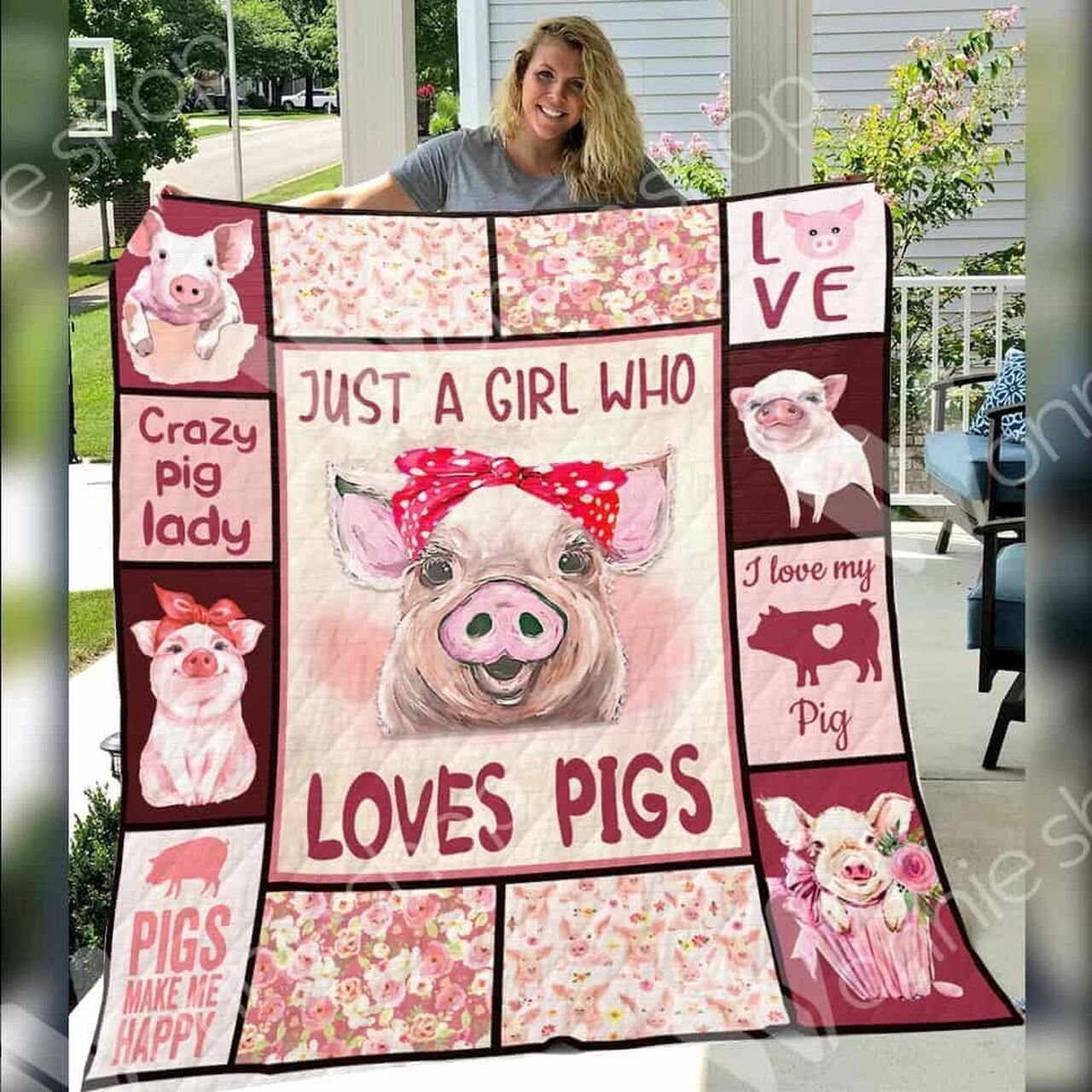 Personalized Cute Dachshund Quilt Bedding Set - Great for Bedroom Decor and Family Gifts