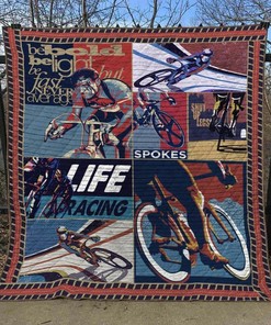 Personalized Cycling Quilt Blanket Bedding Set for Home Decoration, Picnic, and Gifts for Family