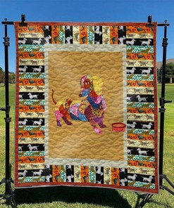 Personalized Dachshund Dog Quilt Bedding Set Gifts for Dog Lovers