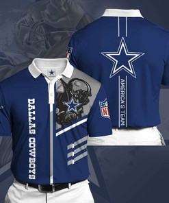 Personalized Dallas Cowboys No27 Polo Shirt, 3D All Over Print 8467