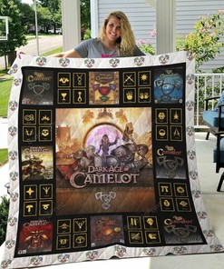 Personalized Dark Age Of Camelot Quilt Bedding Set Blanket for Home Decoration, Great Gifts for Family