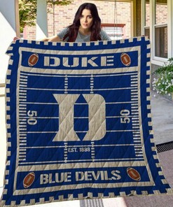 Personalized Depaul Blue Demons Quilt Bedding Set - Suitable for Home Decoration and Gifts for Fans