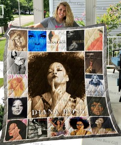 Personalized Diana Ross Quilt Bedding Set - Ideal Gifts for Fans and Hobby