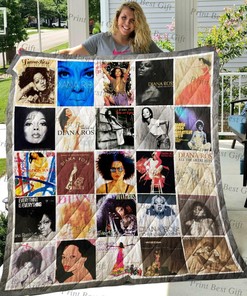 Personalized Diana Ross Quilt Bedding Set Ver2 - Great for Bedroom Decoration