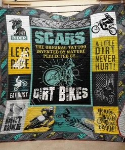 Personalized Dirt Bike Extreme Quilt Bedding Set Blanket for Home Decoration and Family Gifts