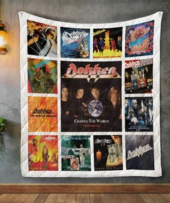 Personalized Dokken Album Covers Quilt Bedding Set Blanket for Home Decoration, Suitable for Picnic and Family Gifts