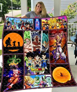 Personalized Dragon Ball T89 Quilt Bedding Set Blanket for Home Decor and Gifts for Family