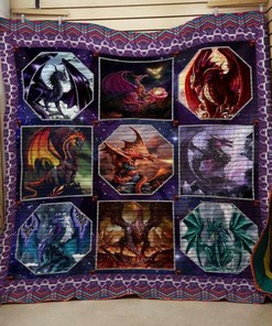 Personalized Dragon Bedding Set with Pillowcases for Family Gifts