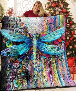 Personalized Dragonfly Bedding Collection, Great for Room Decor and Family Gifts