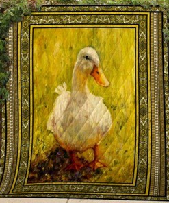 Personalized Duck Quilt Bedding Set - Bedroom Decor and Gifts for Family