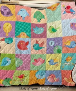 Personalized Easily Distracted By Birds Quilt Blanket Bedding Set for Home Decoration