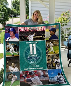 Personalized Edgar Martinez Quilt Bedding Set - Great for Bedroom Decor and Family Gifts