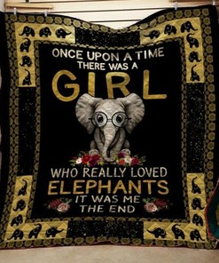 Personalized Elephant Girl Quilt Bedding Set - Ideal Gift