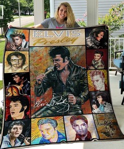 Personalized Elvis Presley Quilt Bedding Set - Ideal Gifts for Family