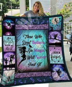 Personalized Fairy Quilt Bedding Set Blanket - Suitable for Home Decoration and Picnic