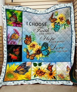 Personalized Faith Blanket Quilt Bedding Set - Suitable for Home Decoration and Picnic