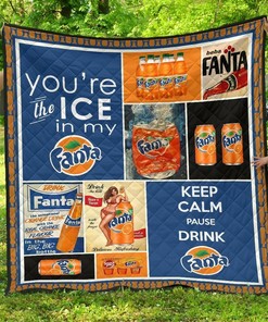 Personalized Fanta Funny Gift For Soft Drink Lover Quilt Bedding Set, Great for Bedroom Decor and Family Gifts