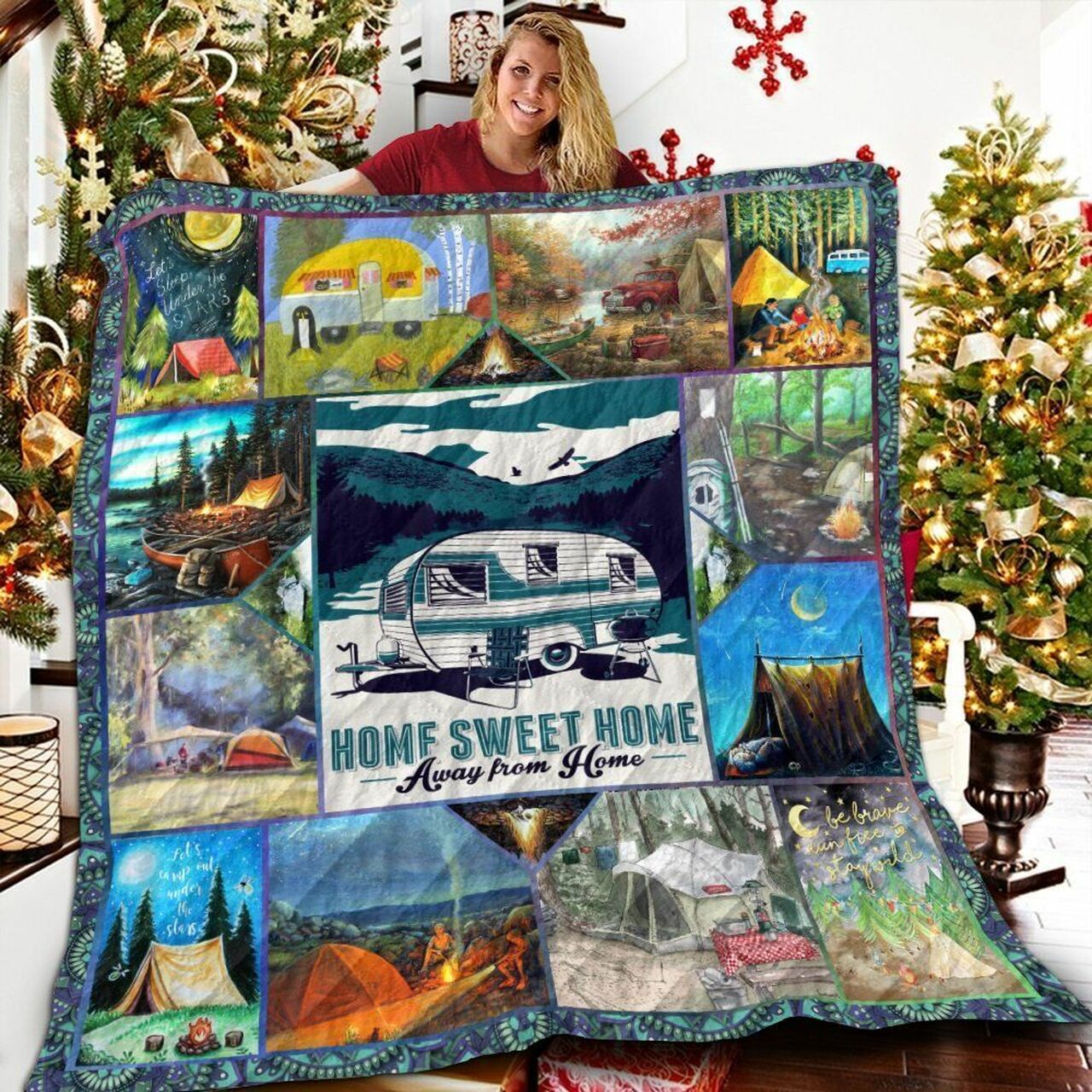 Personalized Farm Tractor Not Older Quilt Bedding Set for Bedroom Decor and Family Gifts