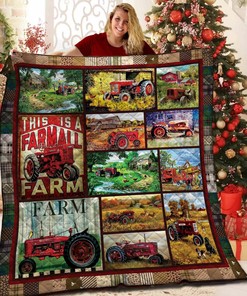 Personalized Farmer Quilt Blanket and Bedding Set: Ideal for Picnics and Hobbies