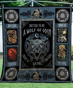 Personalized Fenrir Wolf Of Odin Blanket Quilt Bedding Set for Home Decoration, Great for Family Gifts