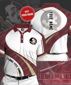 Personalized Florida State Seminoles No95 Polo Shirt, 3D All Over Print