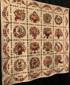 Personalized Flower Pots Quilt Bed Set Blanket - Great for Bedroom Decor and Family Gifts