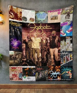 Personalized Foghat Album Covers Quilt Bedding Set Blanket for Home Decoration, Suitable for Picnic and Family Gifts