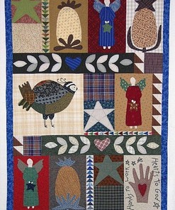 Personalized Folk Art Quilt Bedding Set Bedroom Decor, Gifts for Family