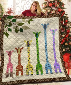 Personalized Fractal Quilt Bedding Set for Home Decor and Picnics, Gifts for Family