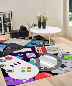 Personalized Game Area Rugs - Game Room Carpet for Home Decoration