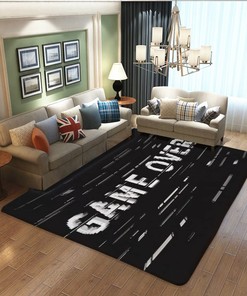 Personalized Game Area Rugs for Living Room and Bedroom Decor - 3D Gamer Carpet with Game Controller Design